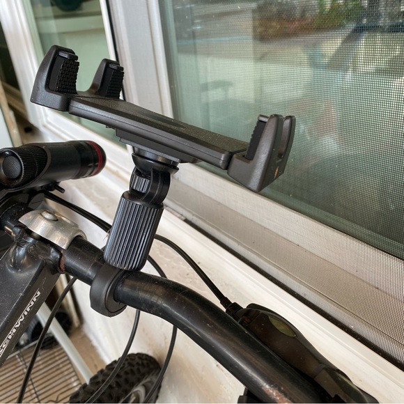 Cell Phone / Tablet Holder for Bicycles / Exercise Bikes / Motorcycle / ATV Etc - Picture 8 of 9
